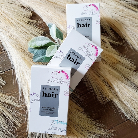 3Pc Sephora Hair Heat Activated Color Fader - Picture 1 of 10